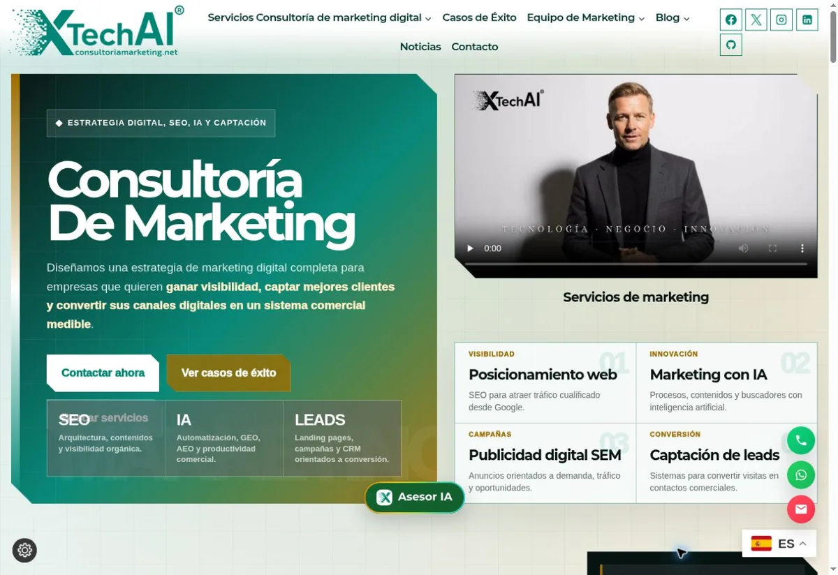 Portada de Consultoría Marketing