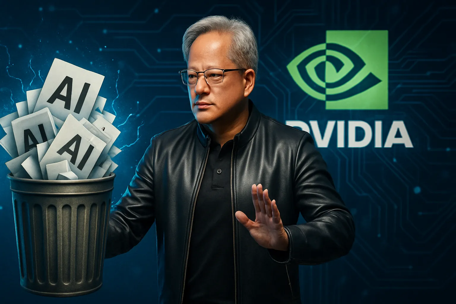Jensen Huang marca distancias con la IA generativa basura mientras defiende el futuro de Nvidia