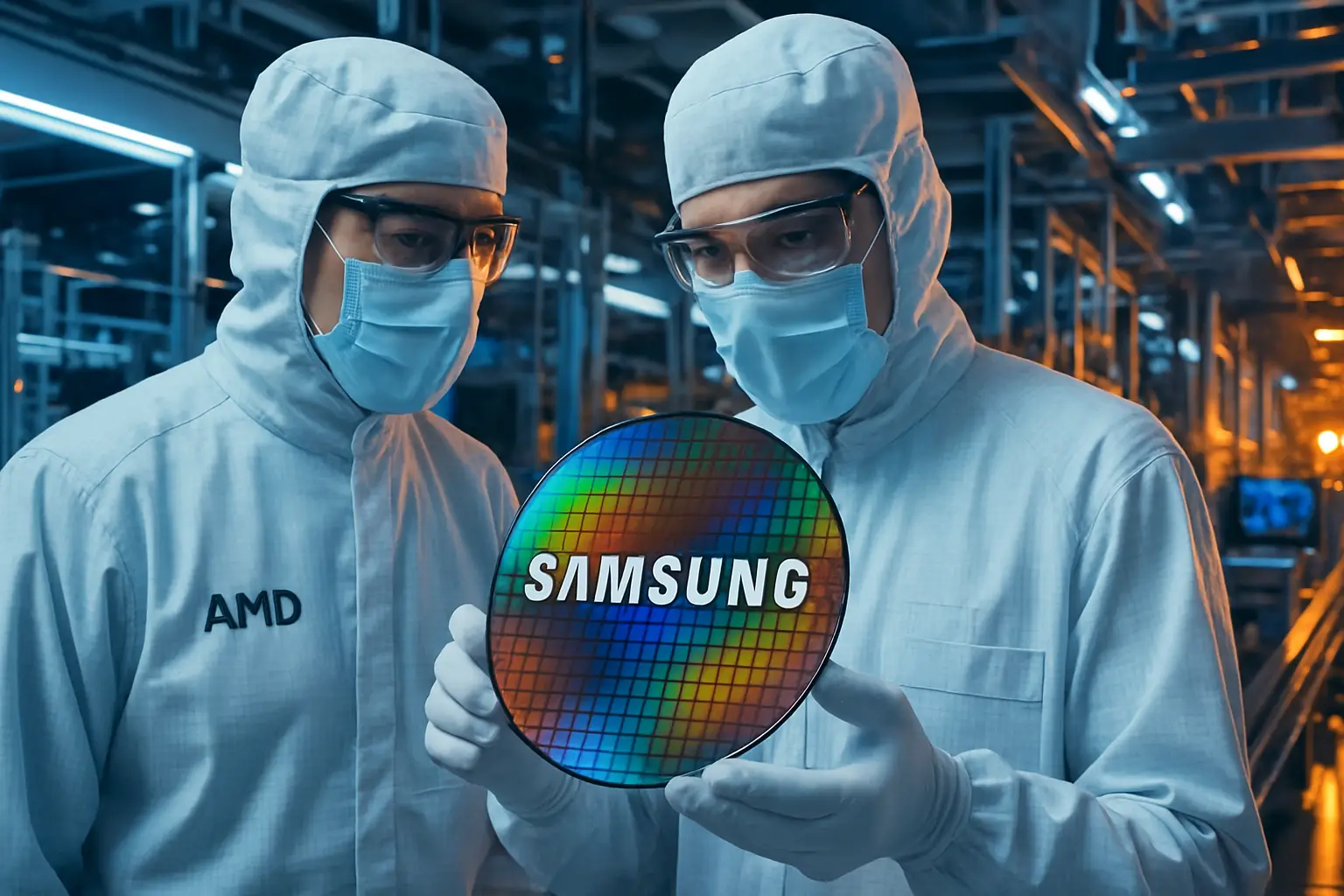 La visita de AMD a una fábrica estratégica de Samsung dispara las especulaciones en la guerra de los chips