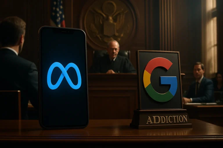Meta y Google, señaladas en un juicio histórico por adicción en redes sociales