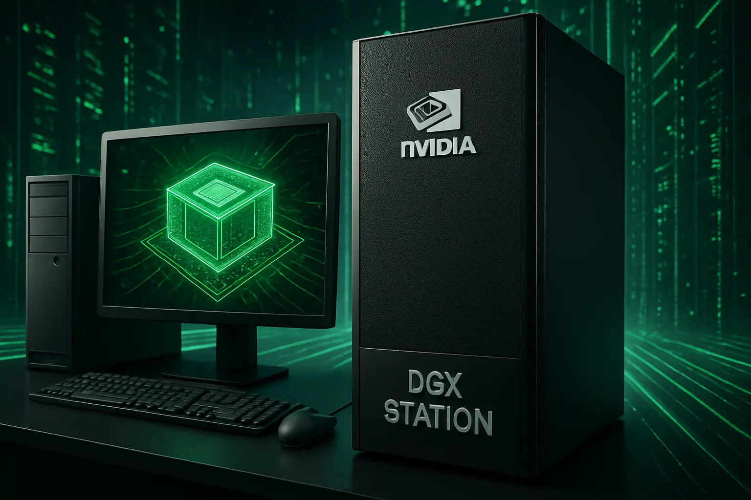 Nvidia convierte el PC en un superordenador personal con su nueva DGX Station para modelos gigantes de IA