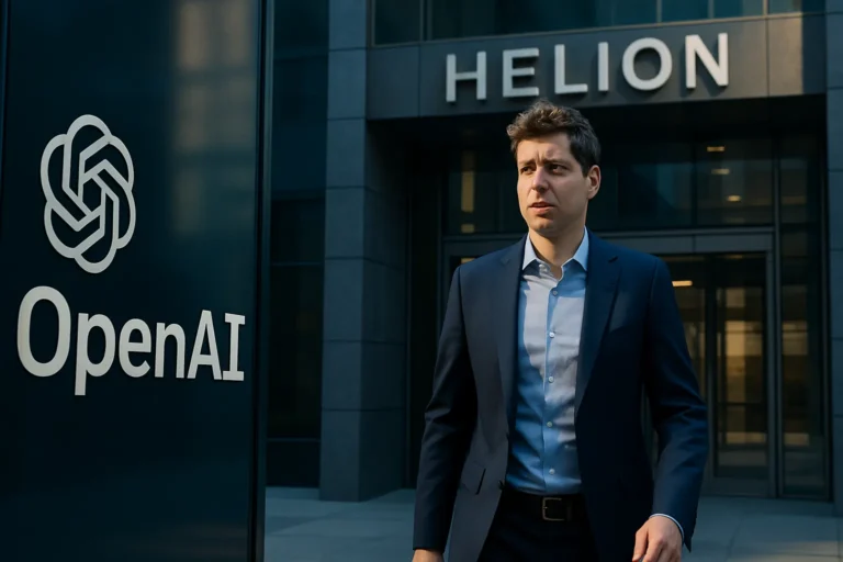 Sam Altman sale del consejo de Helion mientras OpenAI explora un acuerdo energético clave