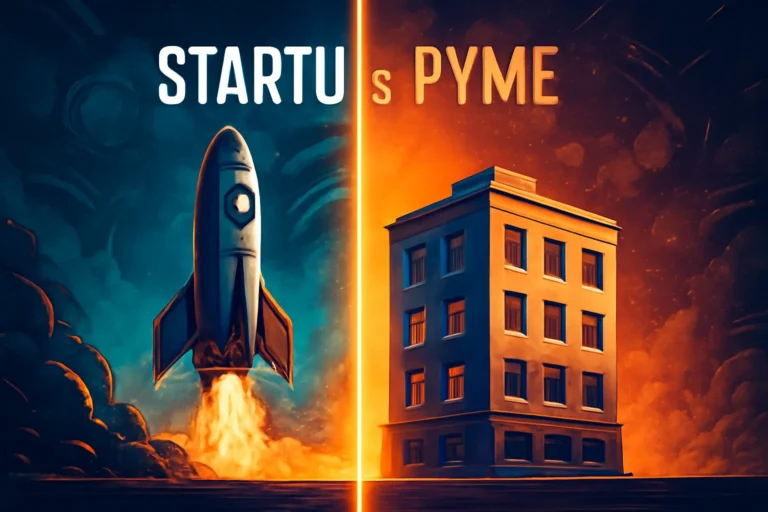 diferencia entre startup y pyme