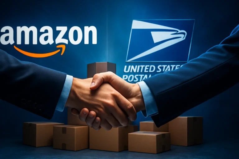 Amazon cierra un acuerdo estratégico con USPS para blindar el 80% de su volumen de paquetes