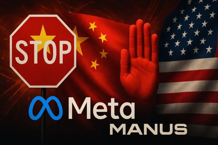 China bloquea la compra de Manus por Meta y lanza un aviso a las tecnológicas de Estados Unidos