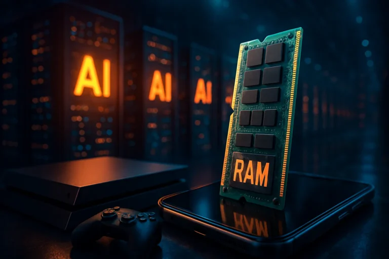 La escasez global de RAM por los centros de datos de IA ya amenaza con encarecer móviles, consolas y mini PC