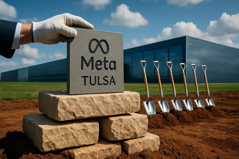 Meta pone la primera piedra de un centro de datos de más de 1.000 millones de dólares en Tulsa