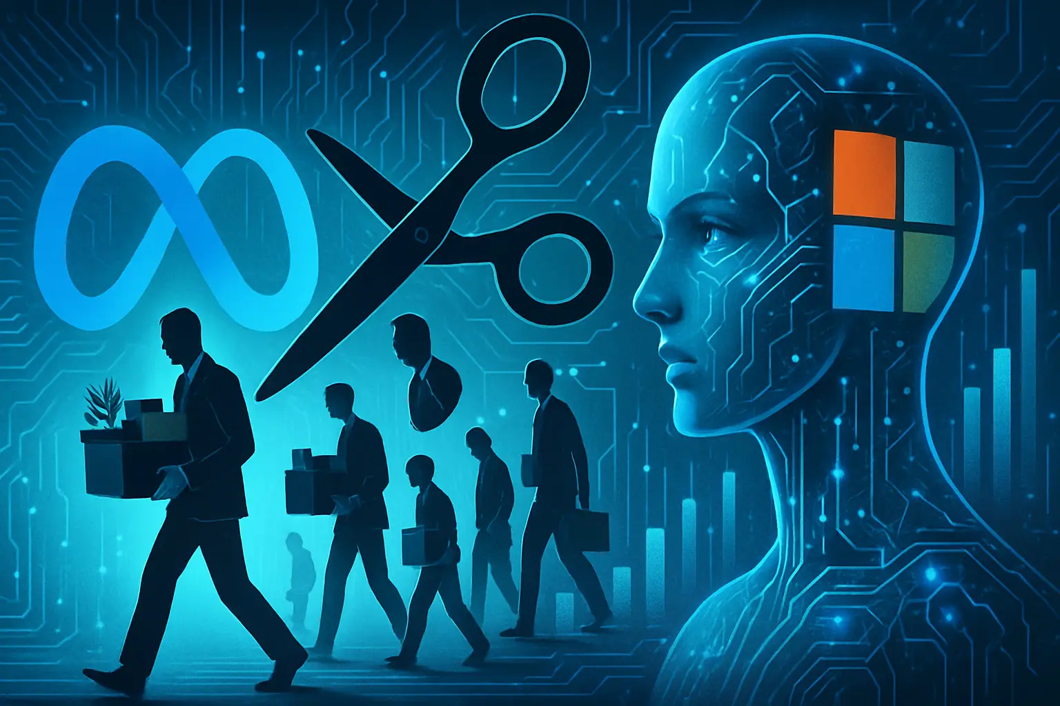 Meta y Microsoft recortan plantilla al mismo tiempo que disparan su inversión en inteligencia artificial