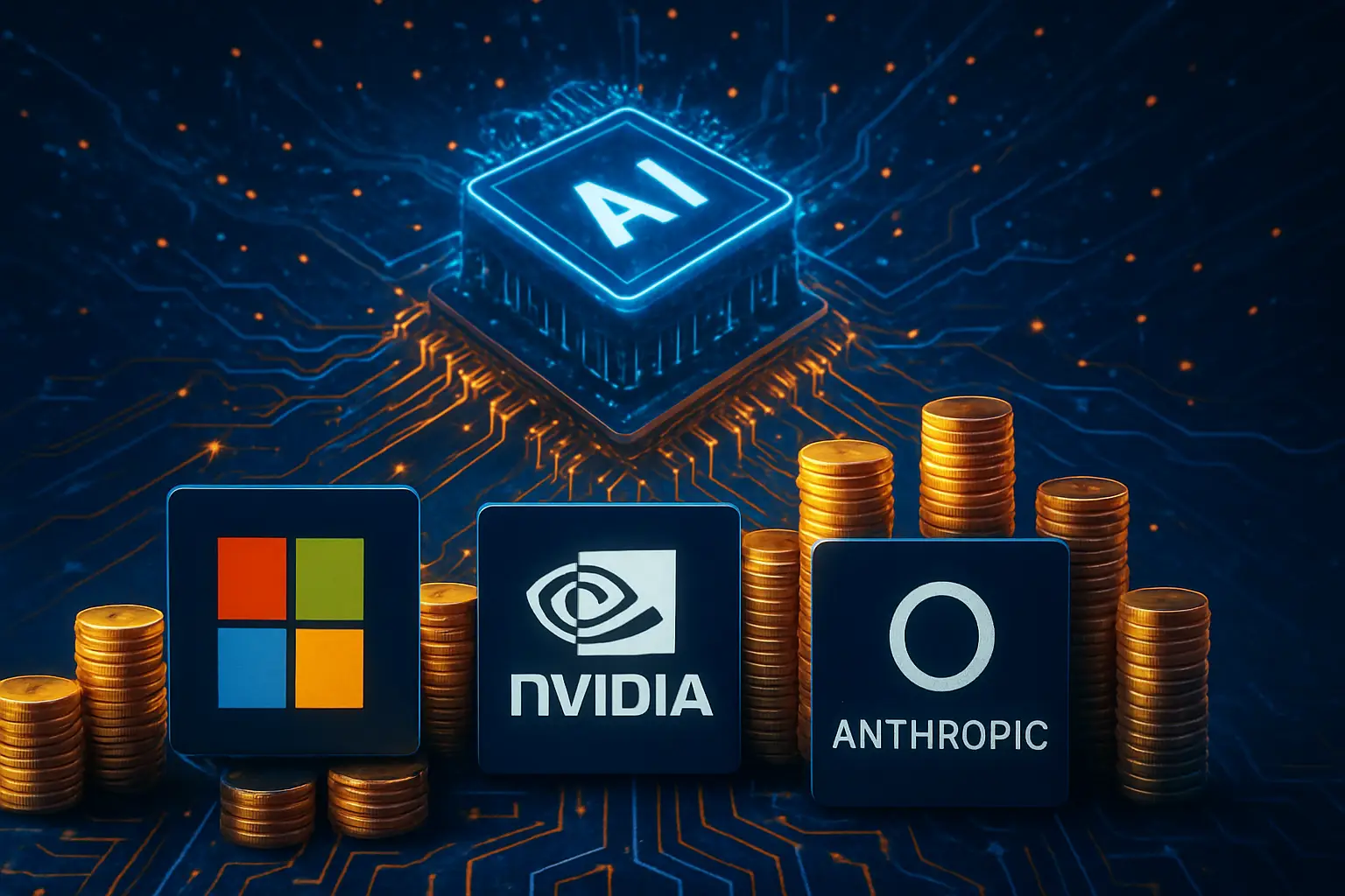 Microsoft, Nvidia y Anthropic activan la mayor ofensiva de capital en IA: miles de millones para dominar la infraestructura