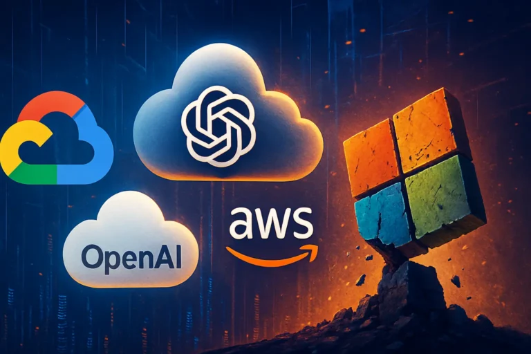 OpenAI diversifica sus alianzas cloud mientras Microsoft pierde parte de su control histórico