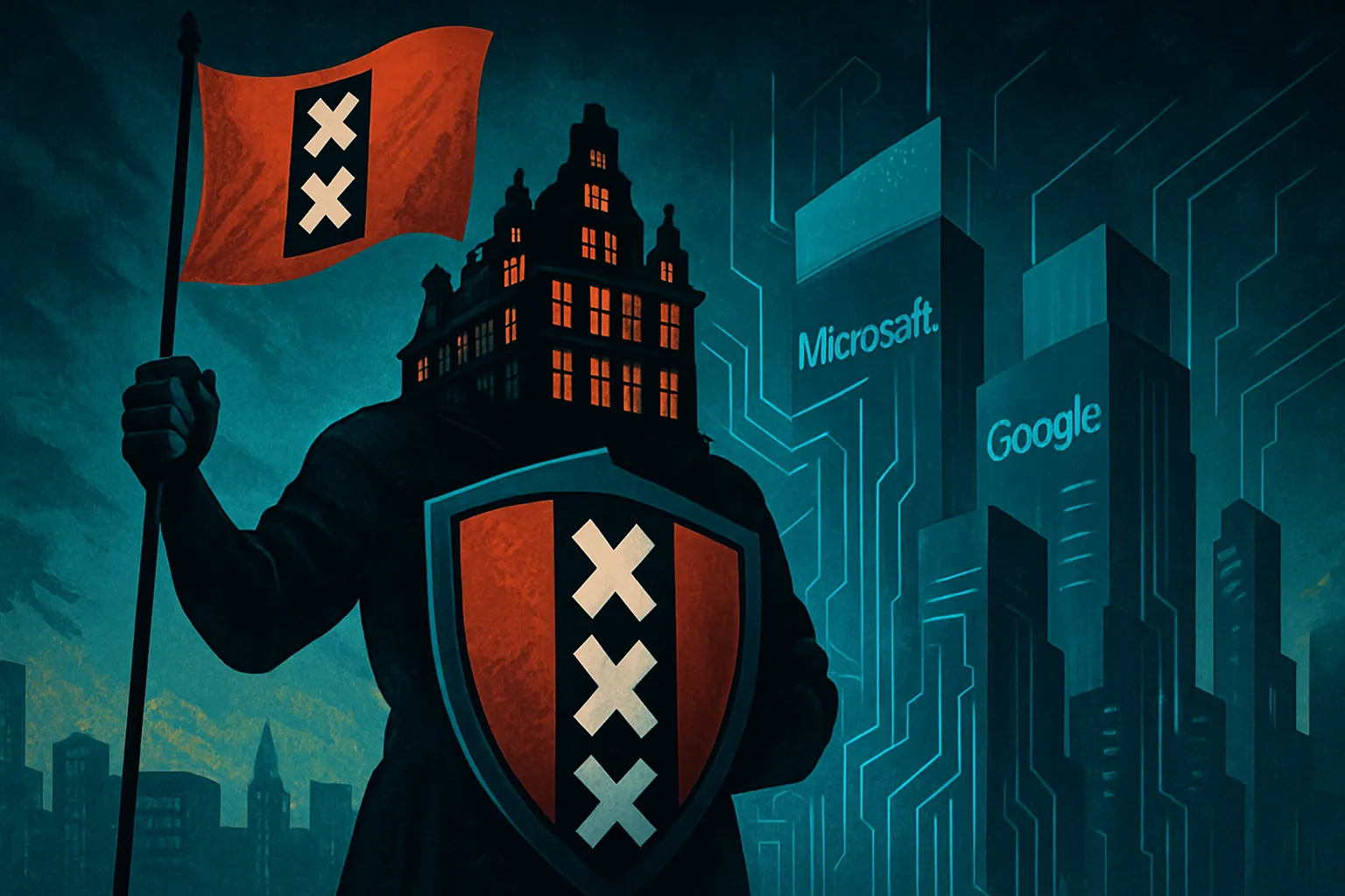 Ámsterdam desafía a Amazon, Microsoft y Google con un plan para romper su dependencia tecnológica antes de 2035