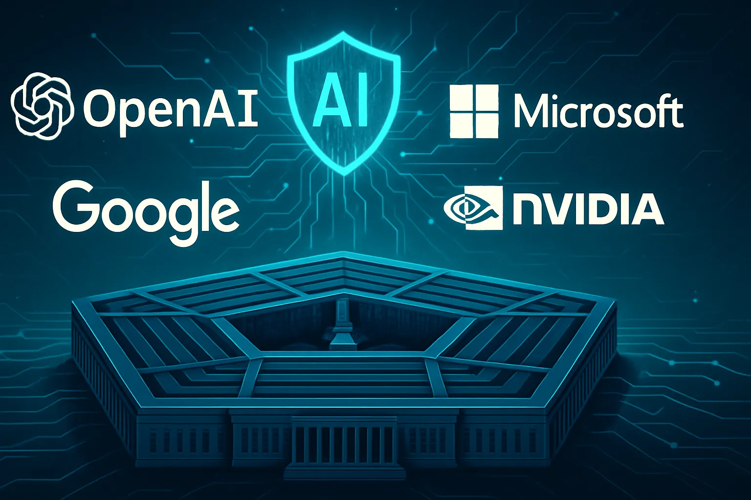 OpenAI, Google, Microsoft y Nvidia cierran acuerdos con el Pentágono para llevar IA a redes clasificadas
