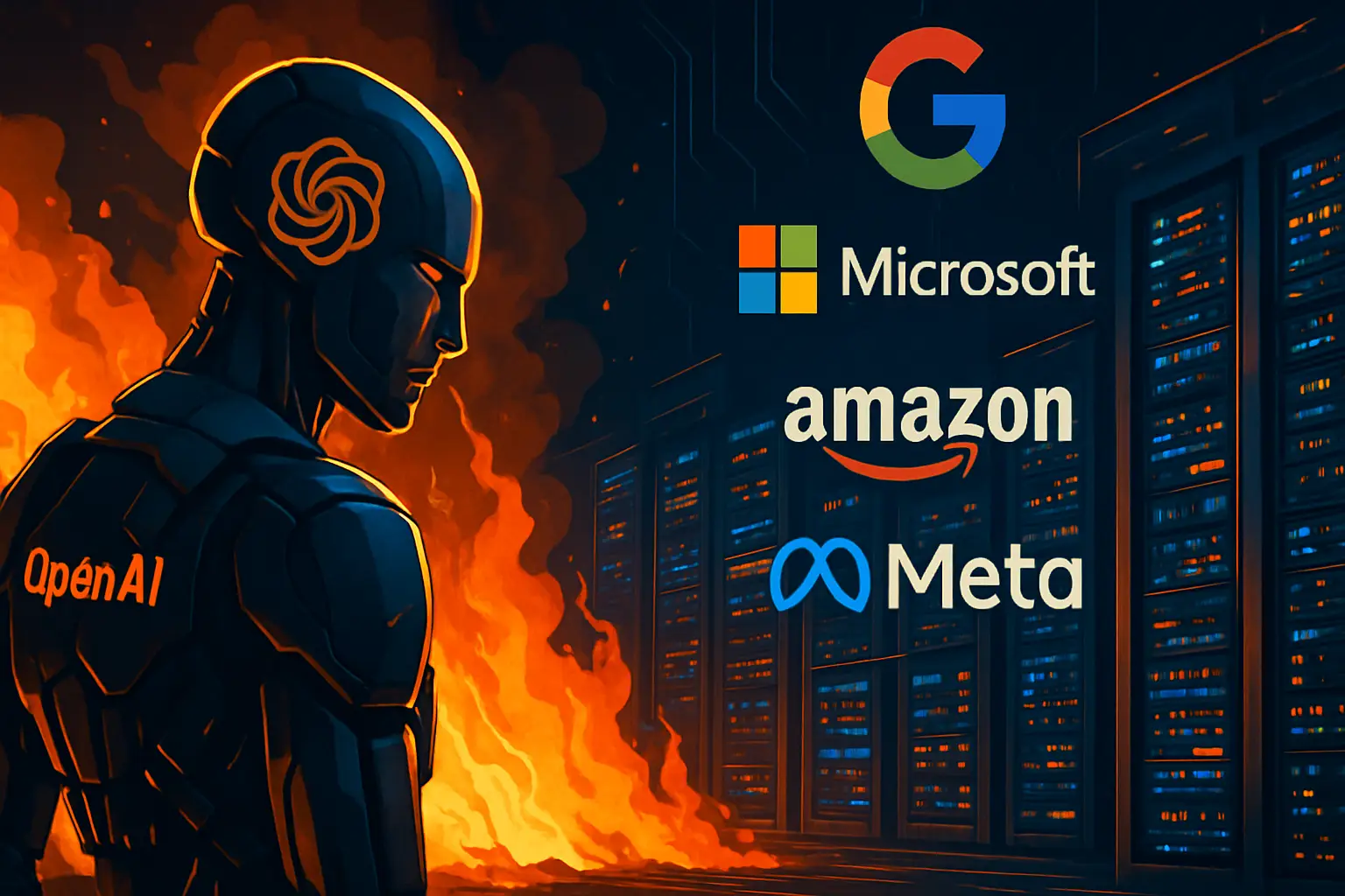 OpenAI falla sus metas mientras Google, Microsoft, Amazon y Meta disparan el gasto mundial en infraestructura de IA