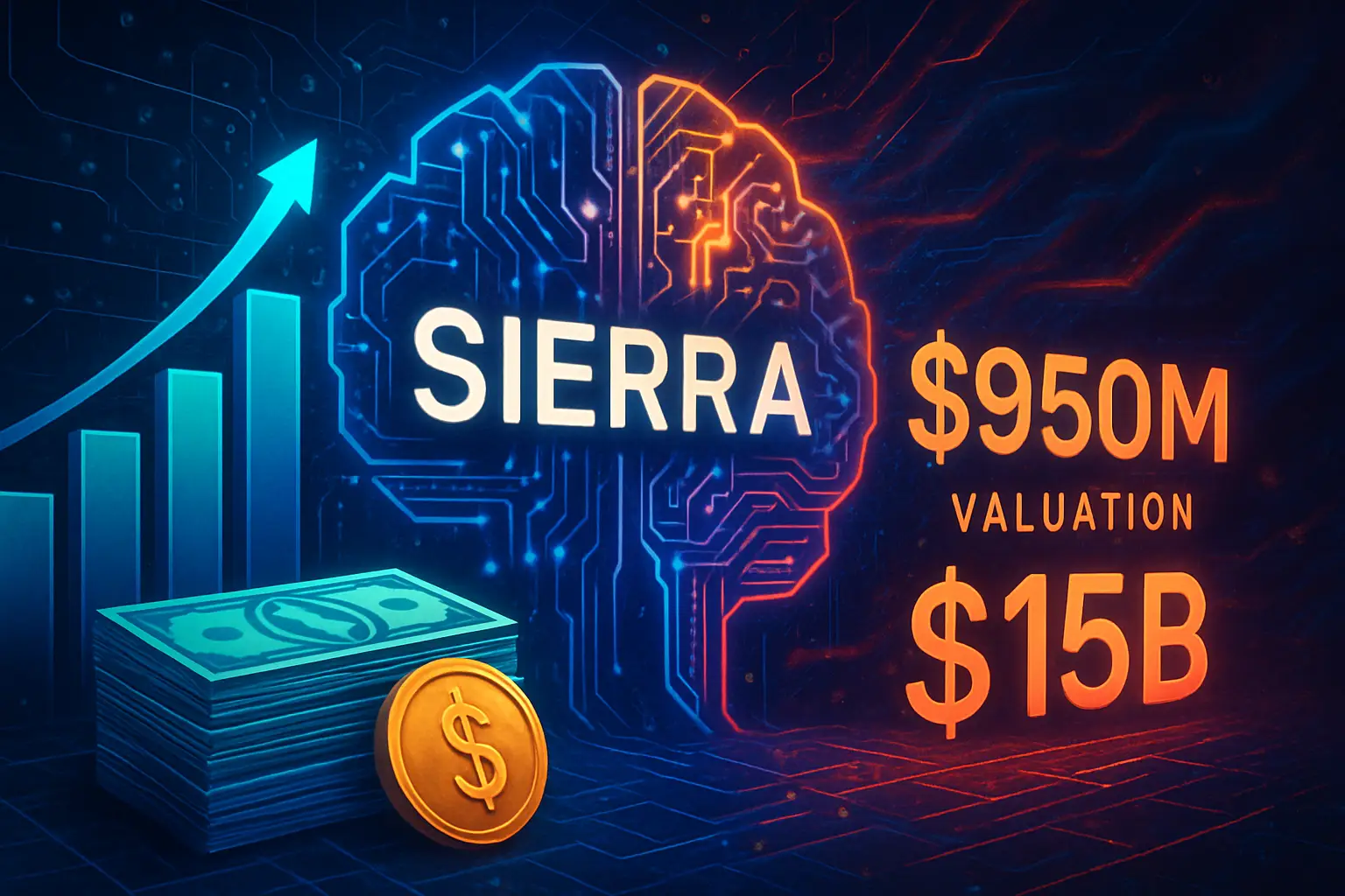 Sierra levanta 950 millones y alcanza una valoración de 15.000 millones en plena fiebre de la IA
