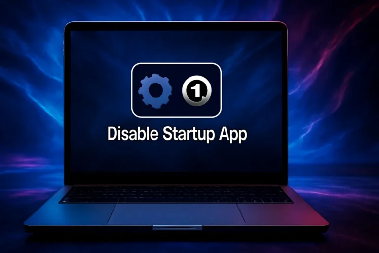 disable startup app mac