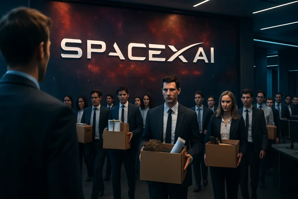 La nueva SpaceXAI de Elon Musk pierde más de 50 empleados tras su fusión