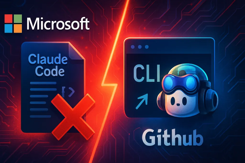 Microsoft cancela licencias de Claude Code y empuja a sus equipos hacia GitHub Copilot CLI