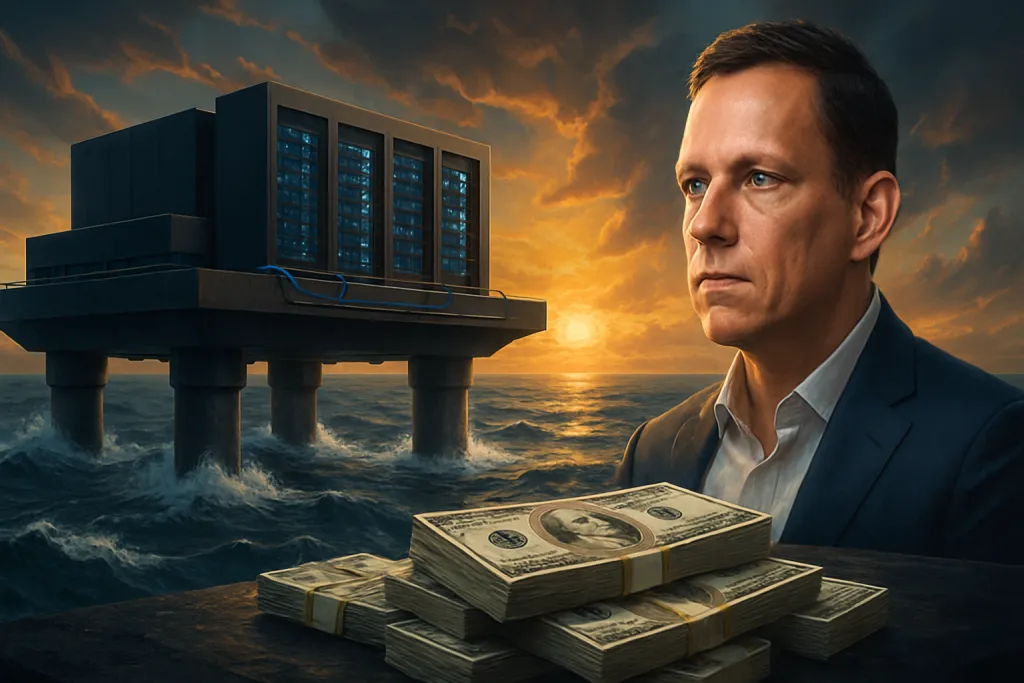 Panthalassa capta 140 millones de Peter Thiel para construir centros de datos oceánicos de IA