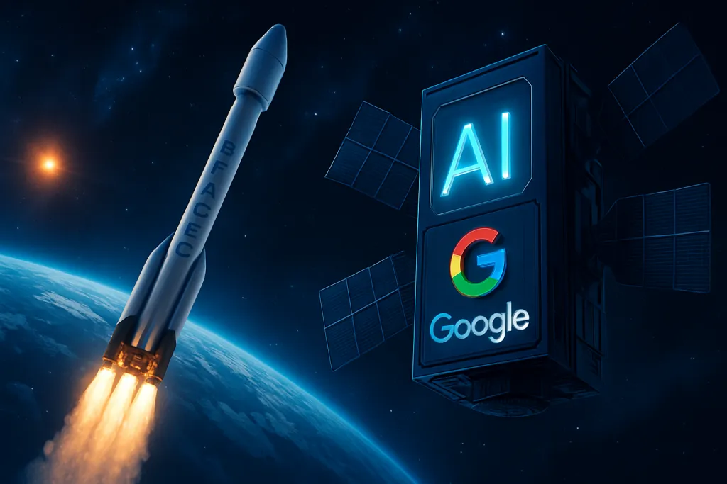 SpaceX y Google se alían para llevar centros de datos de IA al espacio