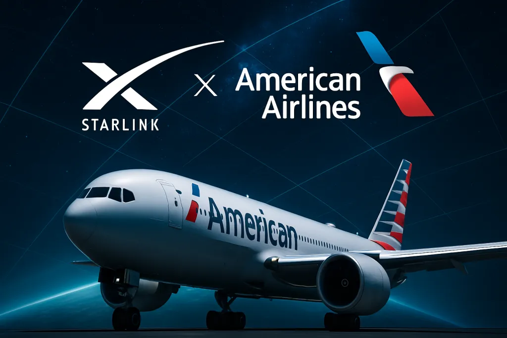 Starlink firma con American Airlines y suma otra victoria clave antes de la posible salida a bolsa de SpaceX