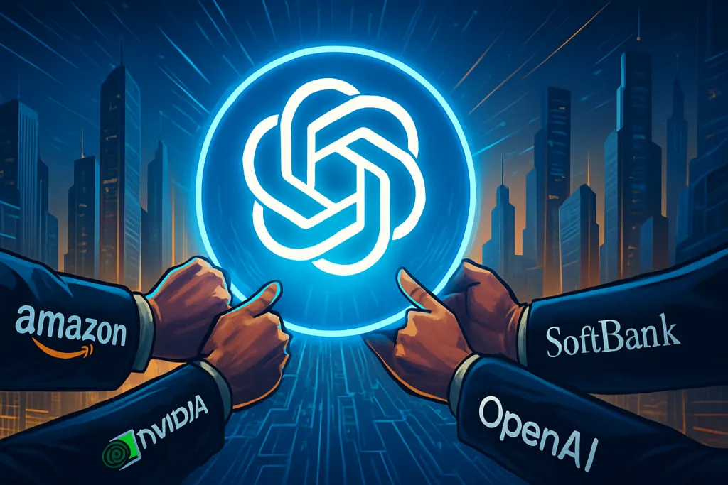 Amazon, Nvidia y SoftBank empujan la megarronda que consolida a OpenAI como gigante privado