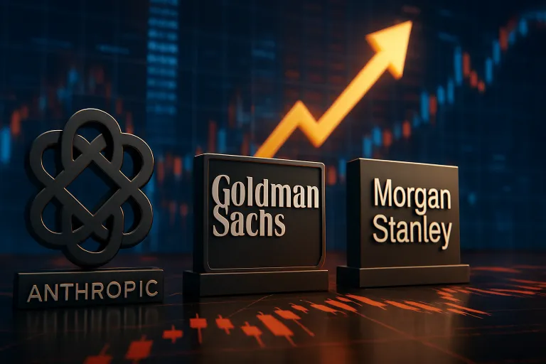 Anthropic elige a Goldman Sachs y Morgan Stanley para preparar una OPV histórica