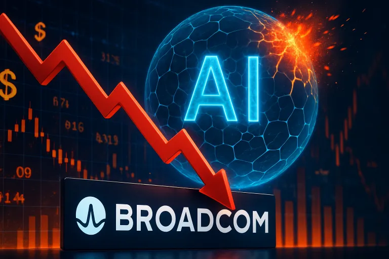 Broadcom pierde miles de millones en bolsa por no cumplir las expectativas de la burbuja IA