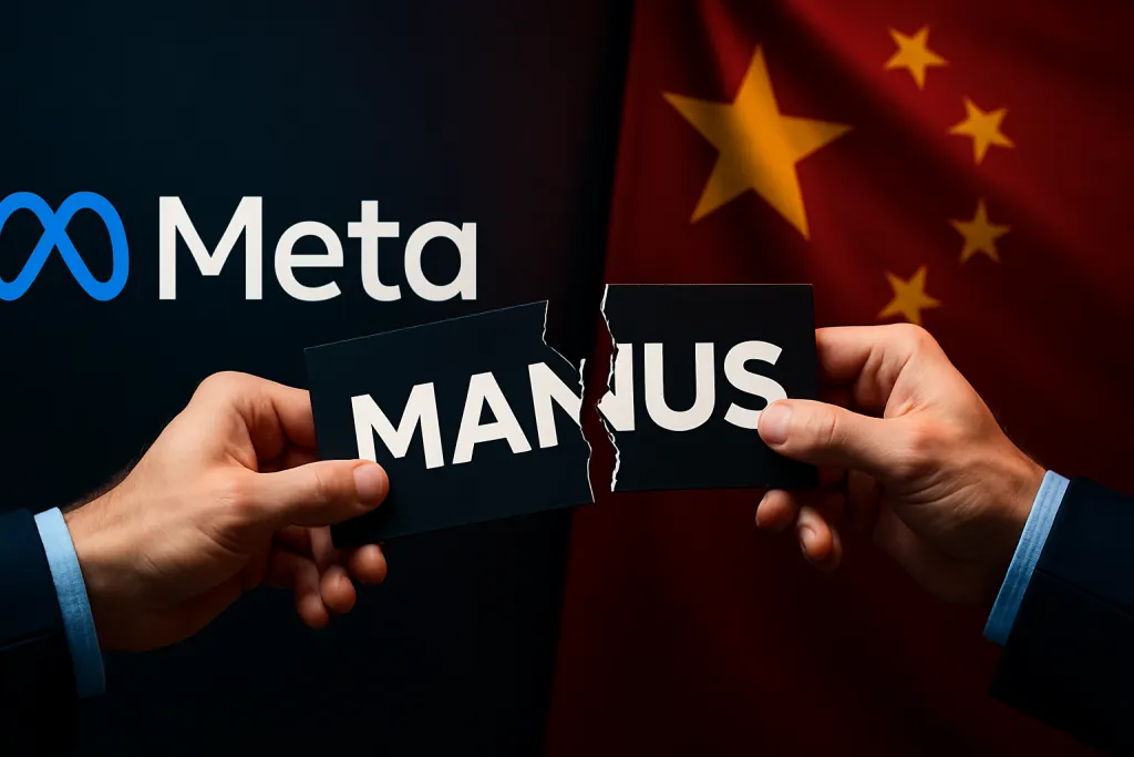 Meta estudia deshacer su compra de Manus por 2.000 millones tras las presiones de Pekín