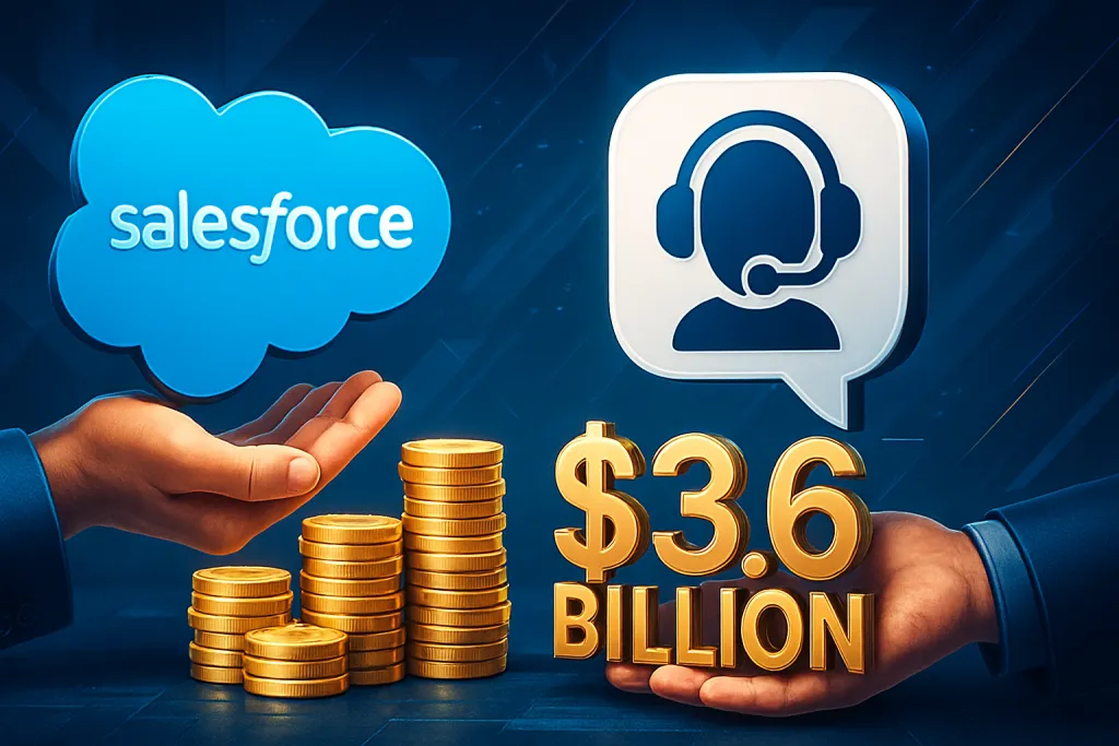 Salesforce compra la plataforma de atención al cliente Fin por 3.600 millones de dólares