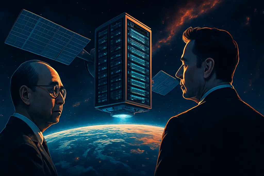 SoftBank cuestiona el multimillonario plan de Elon Musk para construir centros de datos en el espacio
