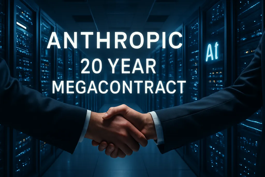 Anthropic firma un megacontrato de 20 años para un centro de datos de inteligencia artificial