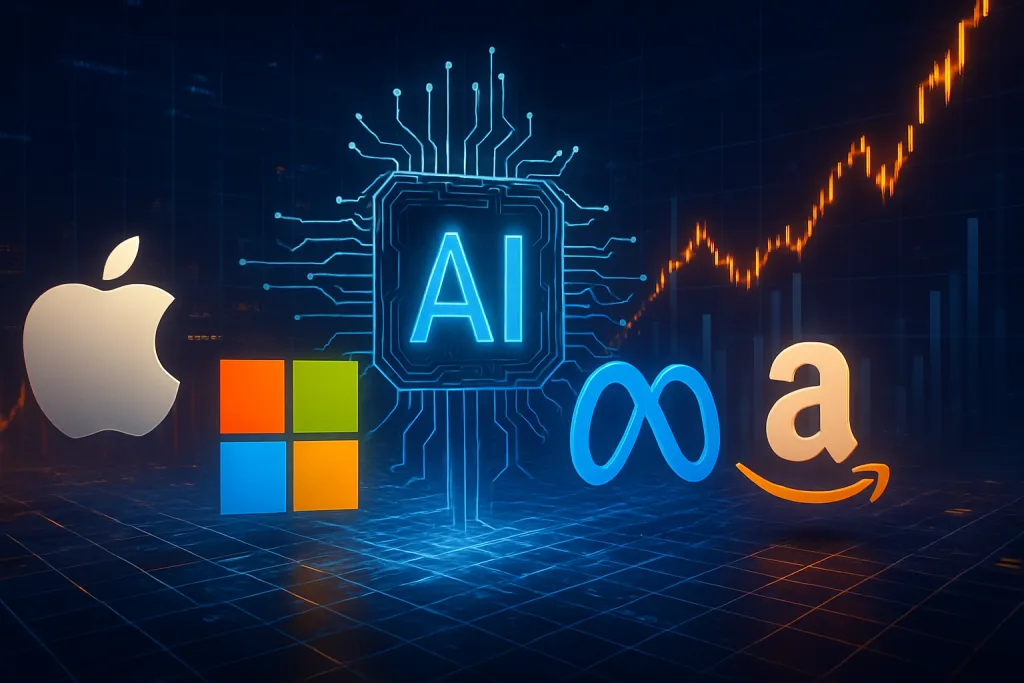 Apple, Microsoft, Meta y Amazon afrontan una semana decisiva mientras los inversores cuestionan el gasto multimillonario en IA