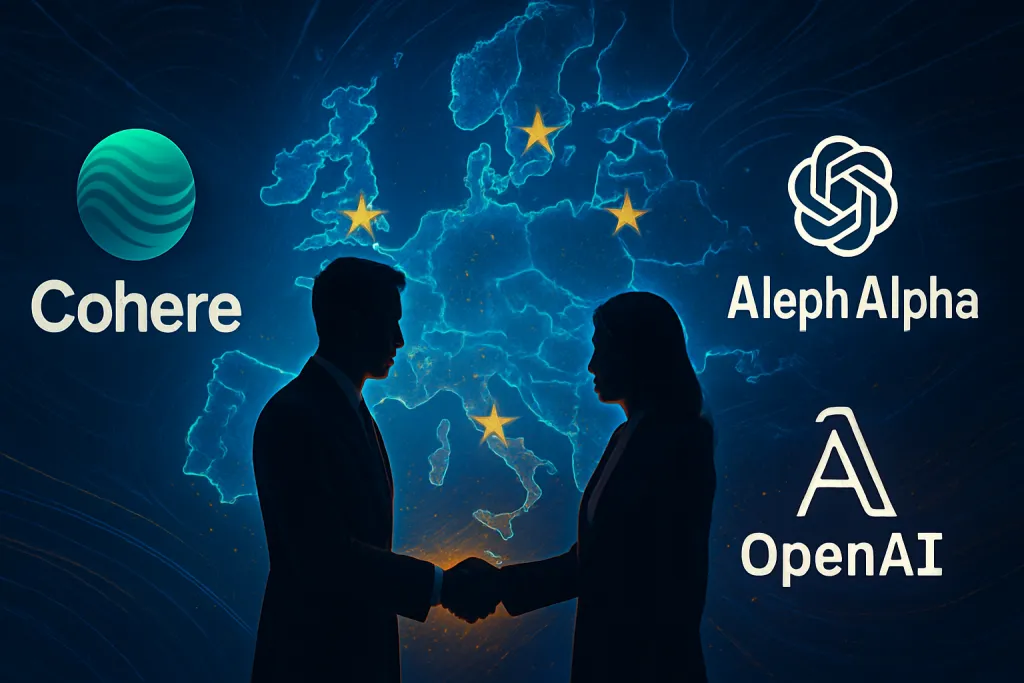 Cohere y Aleph Alpha preparan una fusión estratégica para competir contra OpenAI en Europa