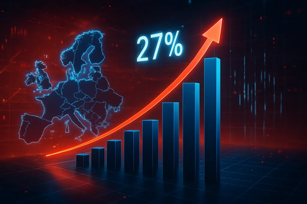 La inversión tecnológica europea crece un 27%, pero cae el número de operaciones