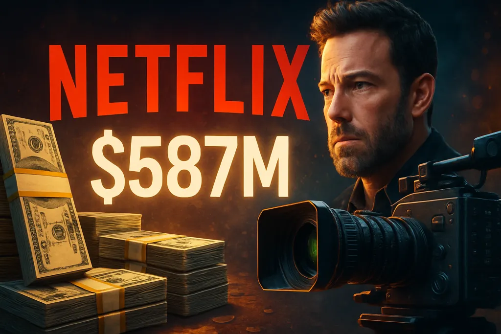 Netflix paga 587 millones de dólares por la startup de cine con IA de Ben Affleck