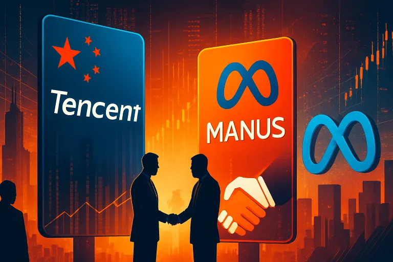 Tencent negocia convertirse en el mayor accionista de Manus tras el freno chino a Meta