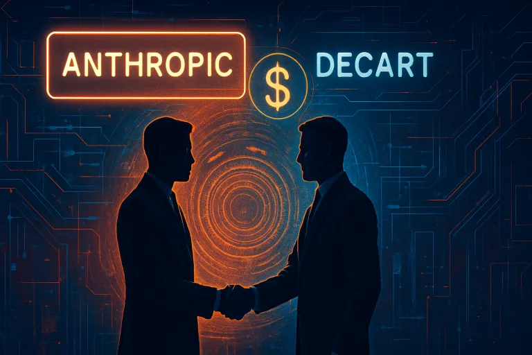 Anthropic se acerca a un acuerdo multimillonario para comprar la startup de inteligencia artificial Decart