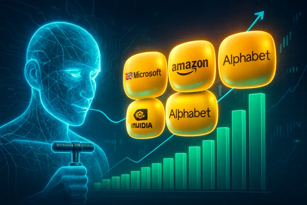 Las inversiones en IA inflan en 160.000 millones los beneficios de Alphabet, Amazon, Nvidia y Microsoft
