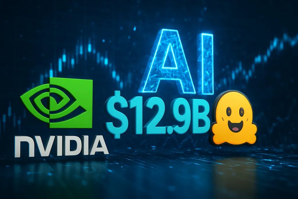 Nvidia acuerda comprar Hugging Face por 12.900 millones y sacude el mercado mundial de la inteligencia artificial