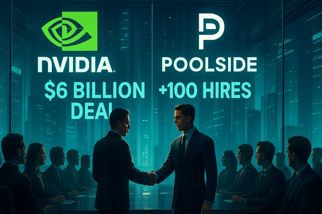 Nvidia cierra un gigantesco acuerdo de 6.000 millones con Poolside y ficha a más de cien empleados