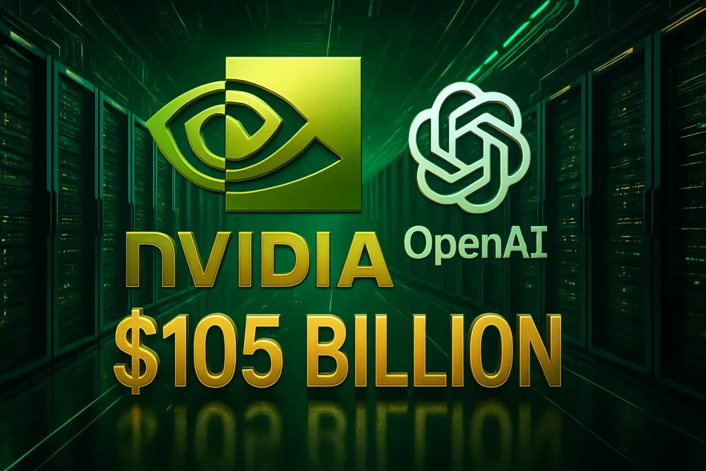 Nvidia garantiza hasta 105.000 millones de dólares para respaldar un gigantesco centro de datos de OpenAI