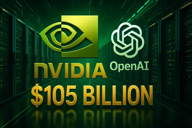 Nvidia garantiza hasta 105.000 millones de dólares para respaldar un gigantesco centro de datos de OpenAI
