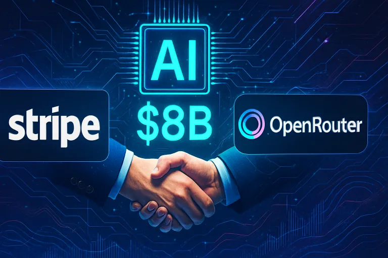 Stripe compra OpenRouter por más de 8.000 millones y firma una de las mayores operaciones de la era de la IA