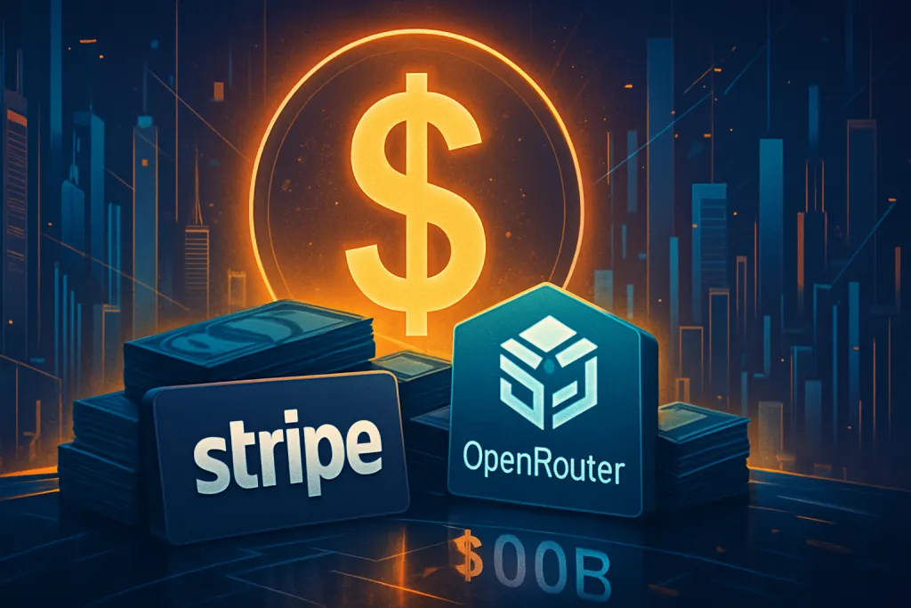 Stripe prepara una compra multimillonaria de OpenRouter que podría superar los 7.000 millones de dólares