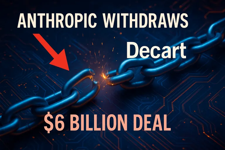 Anthropic se retira de una posible compra de Decart valorada en 6.000 millones de dólares