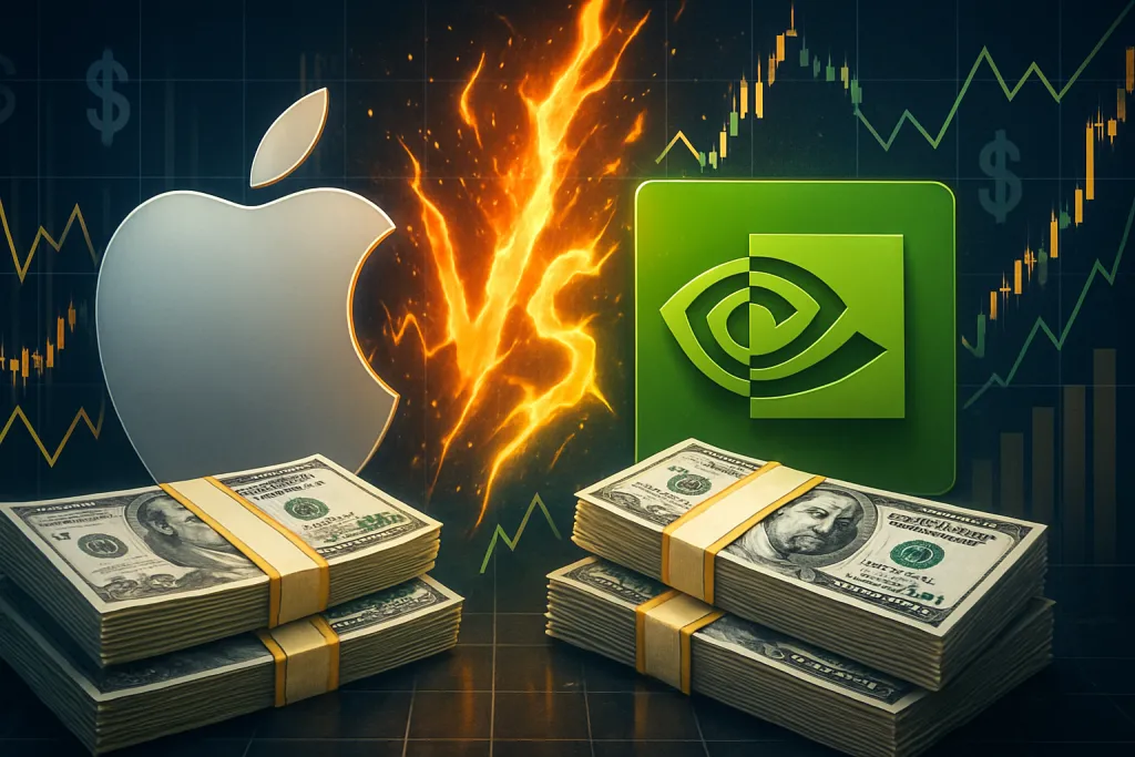 Apple y Nvidia intensifican su batalla financiera con recompras multimillonarias de acciones