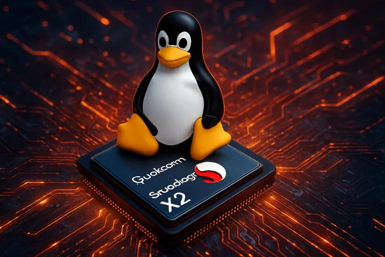 Qualcomm anuncia soporte de Linux para los chips Snapdragon X2