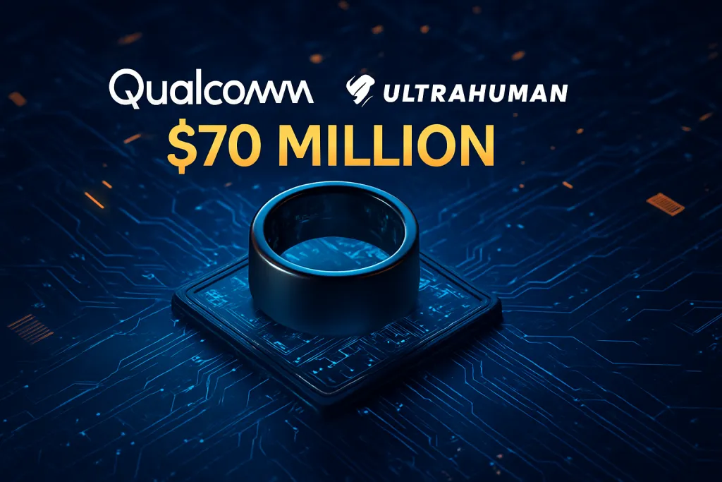 Qualcomm invierte en Ultrahuman dentro de una ronda de 70 millones para convertir los anillos inteligentes en ordenadores