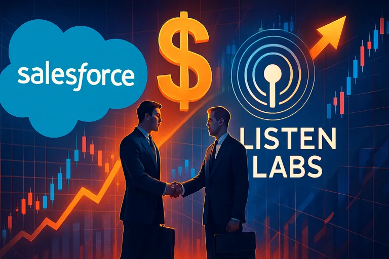 Salesforce negocia la compra de Listen Labs por unos 2.000 millones tras frustrarse una gran ronda de financiación