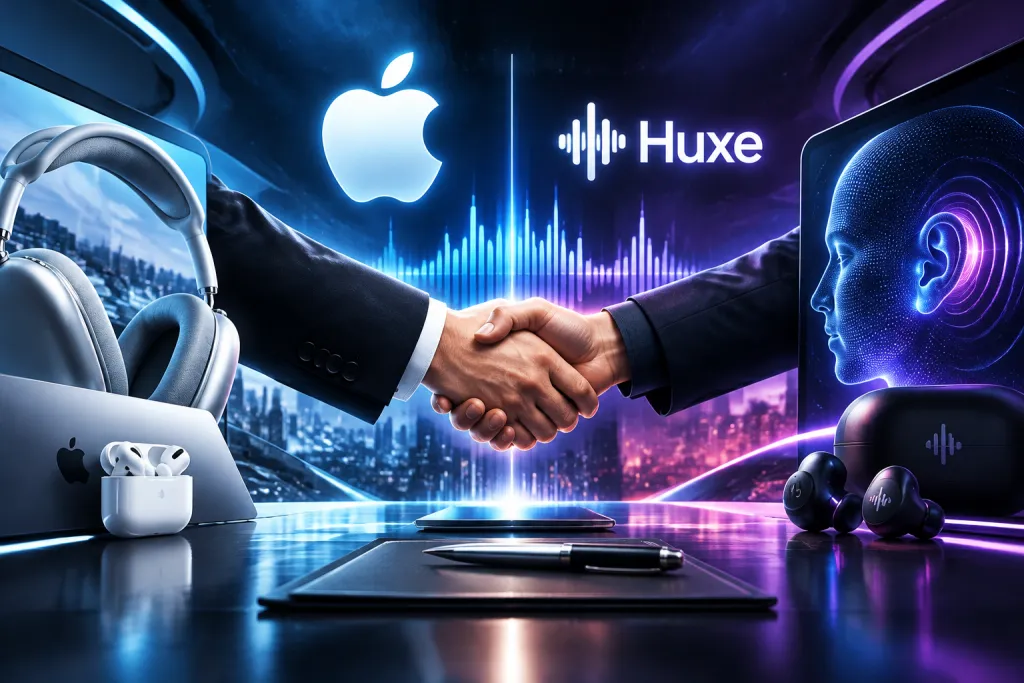 Apple acuerda incorporar al equipo de Huxe y licenciar su tecnología de audio personalizado